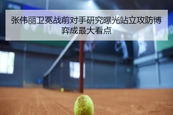 张伟丽卫冕战前对手研究曝光站立攻防博弈成最大看点 - bwin